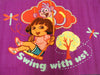 Kids Mat "Dora Swing" Size: 100 x 150cm-Kids Rug-Rugs Direct