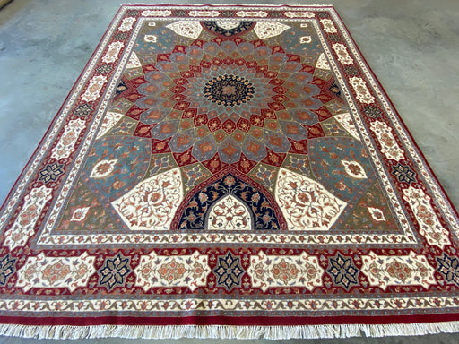 Persian Hand Knotted Gonbad Rug Size: 307 x 242cm - Rugs Direct