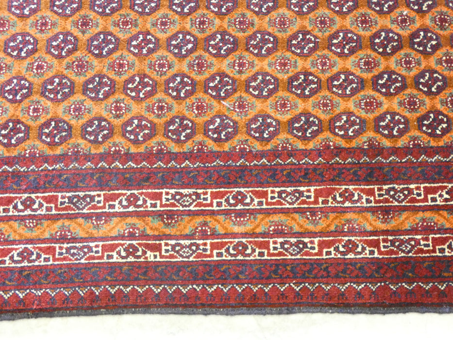Afghan Hand Knotted Khawje Roshnai Hallway Runner Size: 85cm x 293cm - Rugs Direct