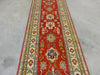 Afghan Hand Knotted Kazak Hallway Runner Size: 89 x 302cm - Rugs Direct