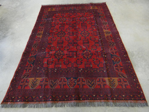 Afghan Hand Knotted Khal Mohammadi Rug Size: 175 x 240 cm - Rugs Direct