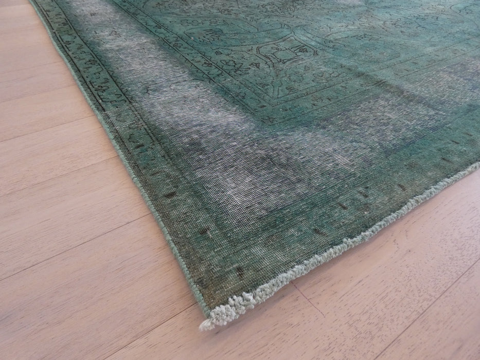 Persian Hand Knotted Vintage Overdyed Rug Size: 290 x 385cm - Rugs Direct