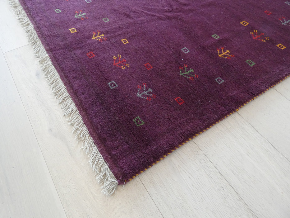 Authentic Persian Hand Knotted Gabbeh Rug Size: 203 x 237cm - Rugs Direct