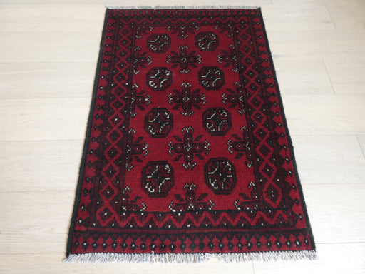 Afghan Hand Knotted Turkman Rug Size: 110 x 77cm - Rugs Direct