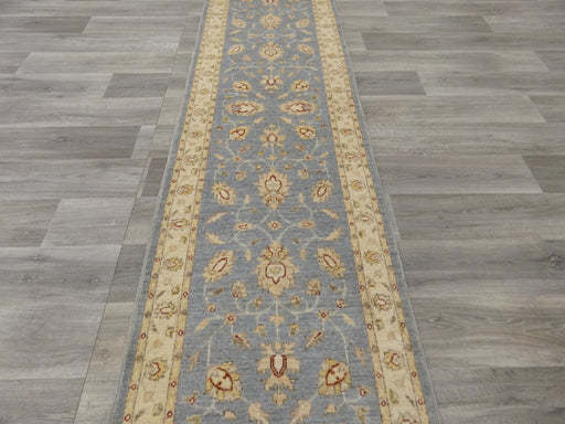 Afghan Hand Knotted Choubi Hallway Runner Size: 423 x 81 cm - Rugs Direct