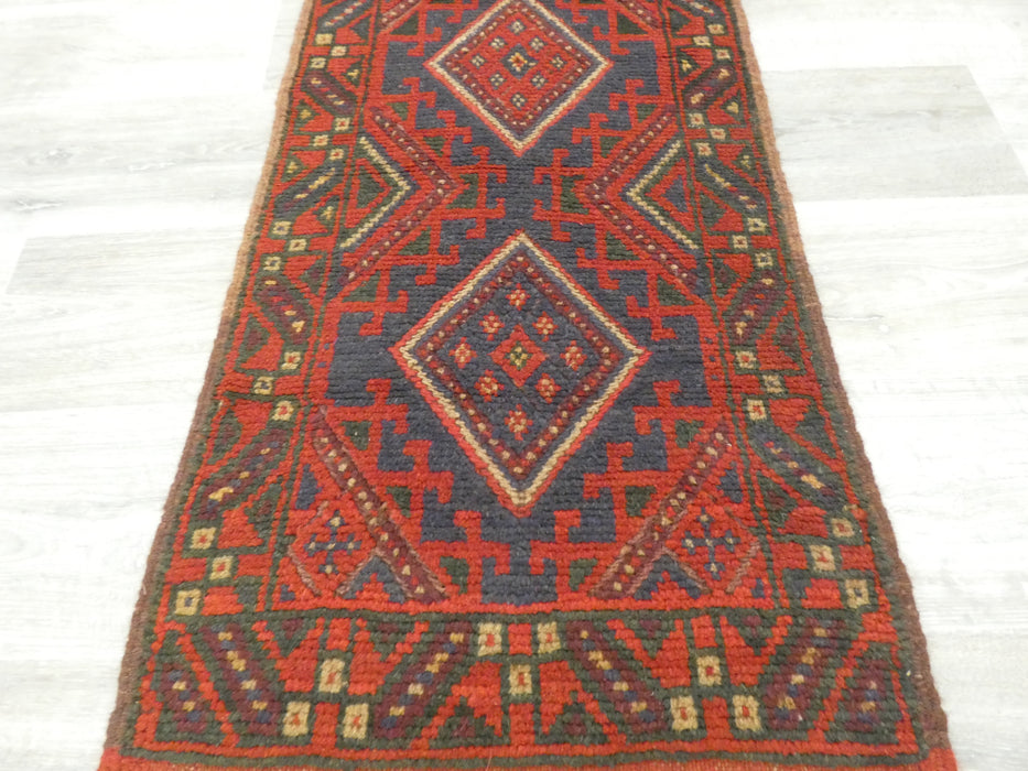 Excellent Handmade Oriental Mashwani Kilim Runner Size: 248 x 53cm - Rugs Direct