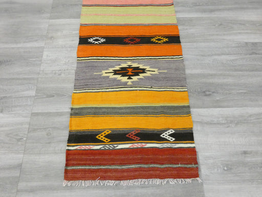 Handmade Turkish Anatolian Kilim Runner Size: 55 x 305 cm - Rugs Direct