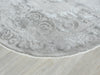 Luxurious Designer Grey Colour Oval Shape Rug Size: 160 x 230cm - Rugs Direct