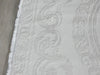 Luxurious Designer White Colour Ovel Shape Rug Size: 120 x 180cm - Rugs Direct