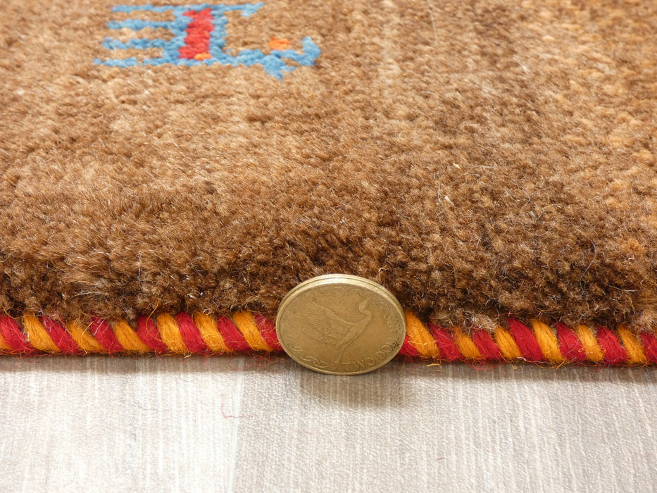 Authentic Persian Hand Knotted Gabbeh Rug Size: 197 x 149cm- Rugs Direct