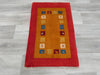 Authentic Persian Hand Knotted Gabbeh Rug Size: 92 x 59m- Rugs Direct 