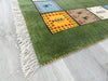 Authentic Persian Hand Knotted Gabbeh Rug Size: 151 x 106cm- Rugs Direct