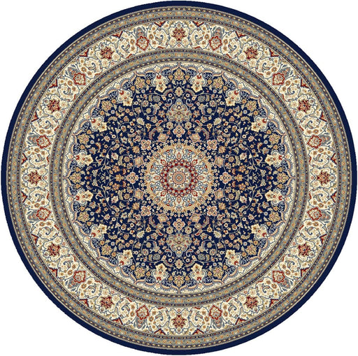 Persian Nain Design Da Vinci Round Rug - Rugs Direct