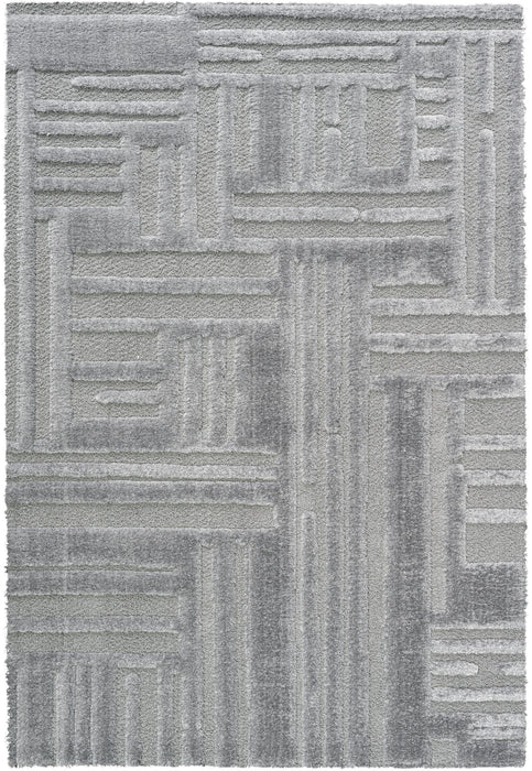 Luxurious Textured Contemporary Design Limba Rug (13010-5171) Size: 240 x 340cm - Rugs Direct