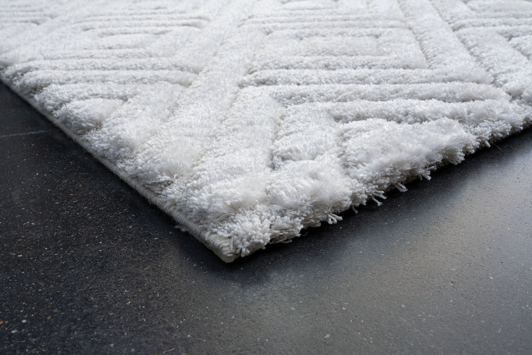 Luxurious Textured Contemporary Design Limba Rug (13042-6191) Size: 160 x 230cm- Rugs Direct