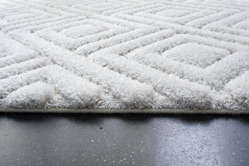 Luxurious Textured Contemporary Design Limba Rug (13042-6191) Size: 160 x 230cm- Rugs Direct