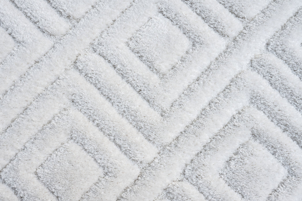 Luxurious Textured Contemporary Design Limba Rug (13042-6191) Size: 160 x 230cm- Rugs Direct