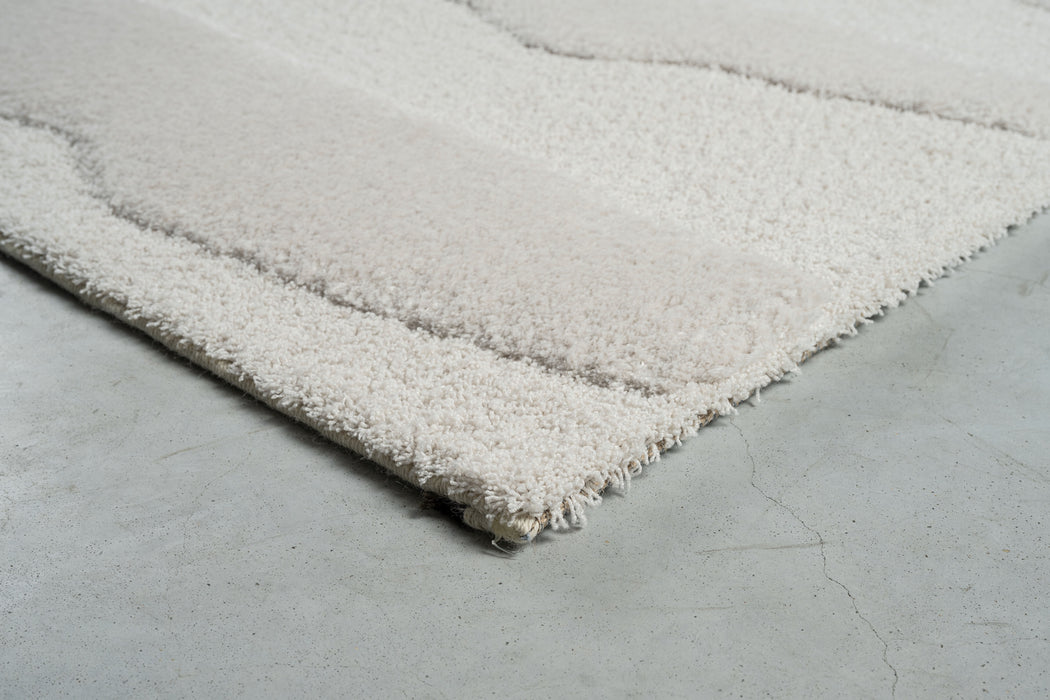 Luxurious Textured Contemporary Design Limba Rug (13044-6191) Size: 160 x 230cm - Rugs Direct