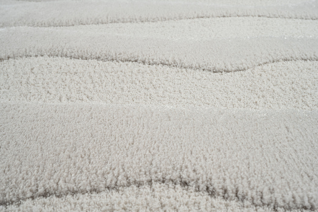 Luxurious Textured Contemporary Design Limba Rug (13044-6191) Size: 160 x 230cm - Rugs Direct