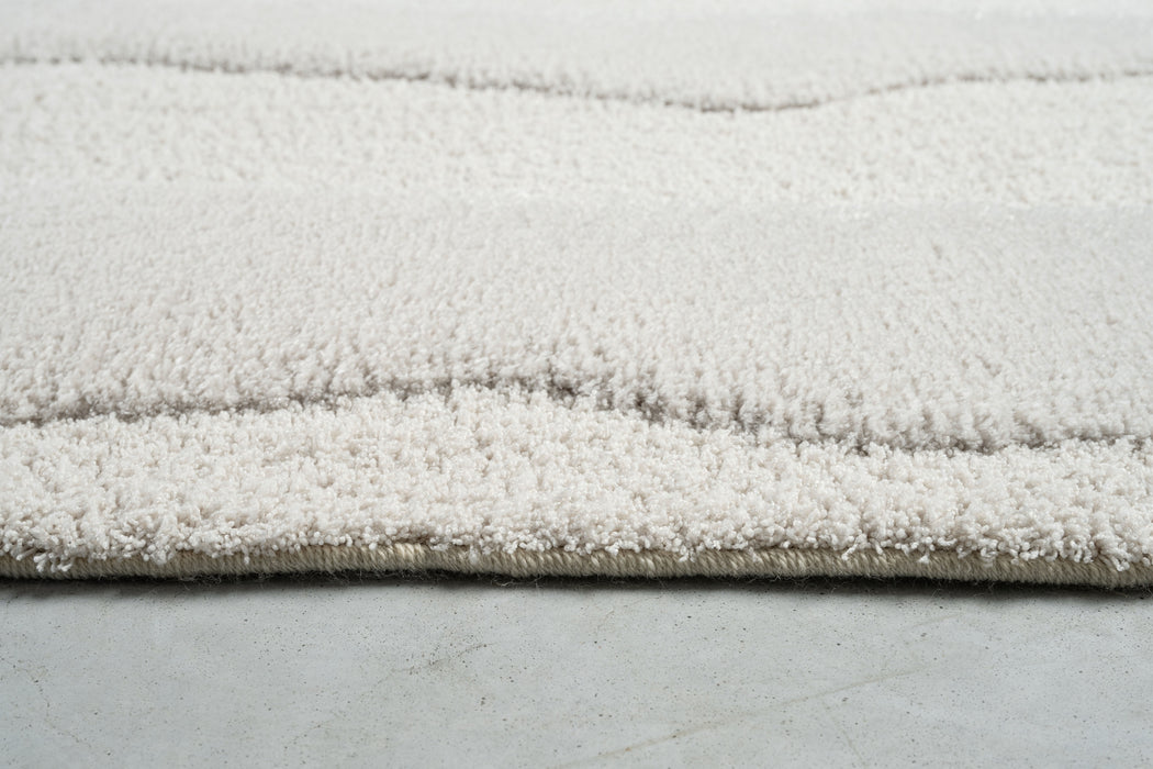 Luxurious Textured Contemporary Design Limba Rug (13044-6191) Size: 160 x 230cm - Rugs Direct