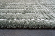 Luxurious Textured Modern Sage Green Masai Rug (14002-4363) - Rugs Direct