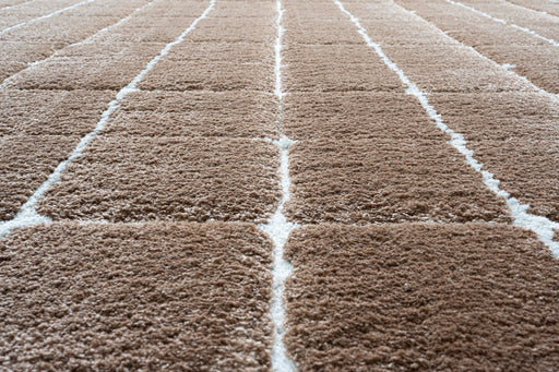 Luxurious Textured Modern Design Masai Rug (14003-1262) Rounded Square- Rugs Direct