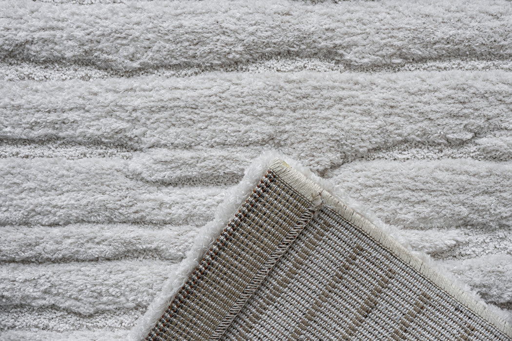 Luxurious Textured Modern Design Masai Rug (14048-6191) Size: 240 x 340cm - Rugs Direct