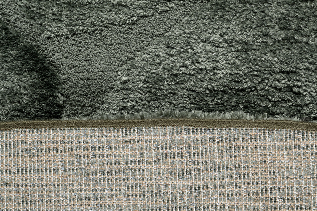 Luxurious Textured Modern Design Masai Rug Size: 200 x 290cm Rounded Rectangle  (14067-4373) - Rugs Direct