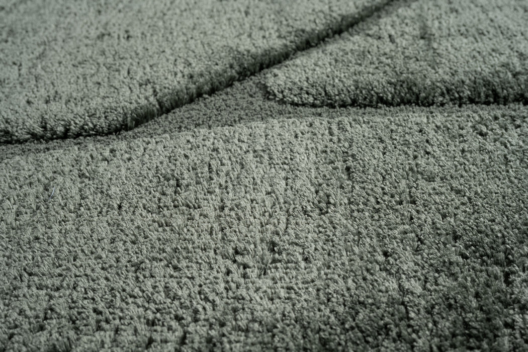 Luxurious Textured Modern Design Masai Rug Size: 200 x 290cm Rounded Rectangle  (14067-4373) - Rugs Direct