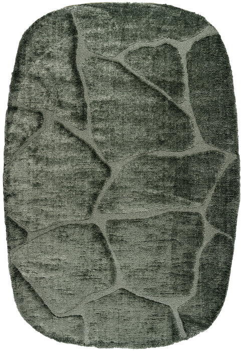 Luxurious Textured Modern Design Masai Rug Size: 200 x 290cm Rounded Rectangle  (14067-4373) - Rugs Direct