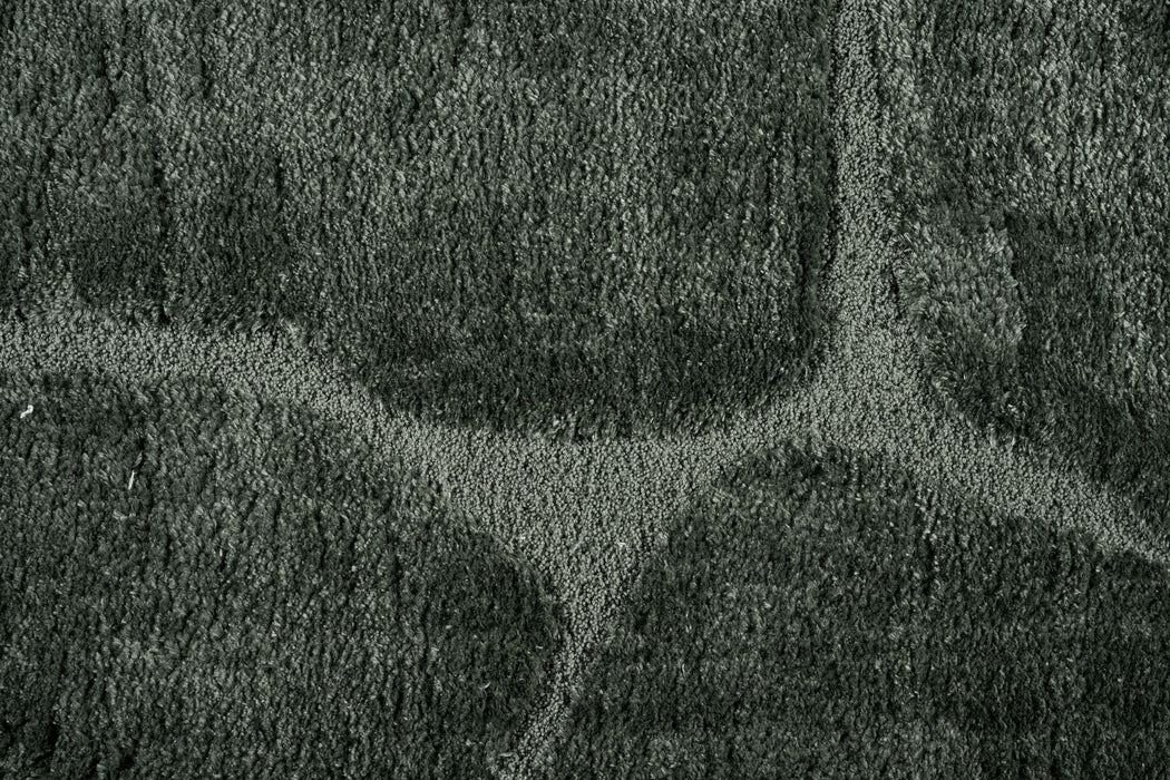 Luxurious Textured Modern Design Masai Rug Size: 200 x 290cm Rounded Rectangle  (14067-4373) - Rugs Direct