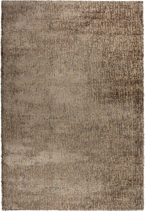 Linea Warm Taupe & Mocha Ribbed Textured Area Rug (20020-5121) - Rugs Direct
