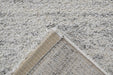 Modern Light Grey Textured Mehari Rug- Rugs Direct