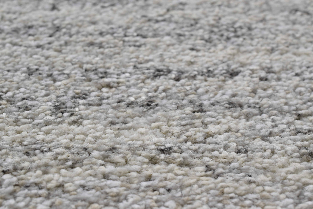 Modern Light Grey Textured Mehari Rug- Rugs Direct