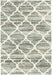 Distressed Trellis Design Mehari Shaggy Rug (23090-6959) Size: 240 x 305cm- Rugs Direct