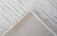 Thick Modern White  Abrash Design Rug - Rugs Direct