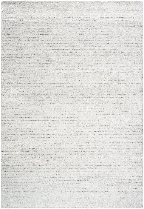 Thick Modern White  Abrash Design Rug - Rugs Direct
