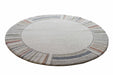 Mehari Round Shaggy Rug Size: 200 x 200cm (23265-6464) - Rugs Direct