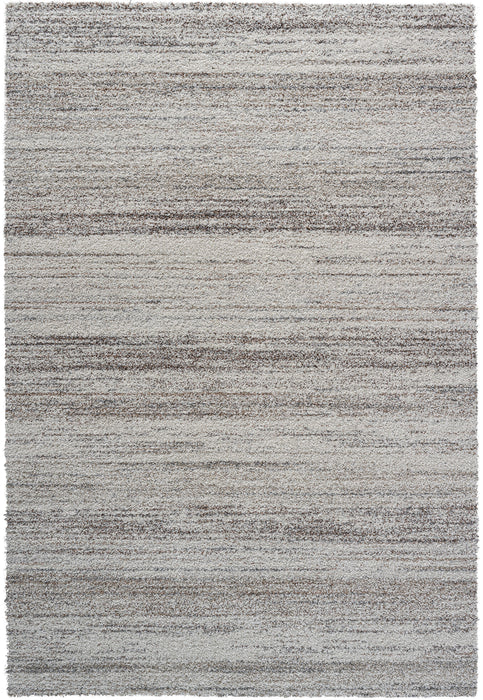 Abstract Design Textured Mehari Shaggy Rug (23418-6228) Size: 200 x 290cm - Rugs Direct