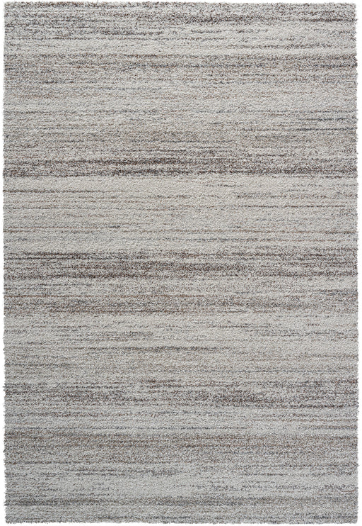 Abstract Design Textured Mehari Shaggy Rug (23418-6228) Size: 200 x 290cm - Rugs Direct