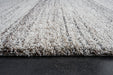 Abstract Design Textured Mehari Shaggy Rug (23418-6228) Size: 200 x 290cm - Rugs Direct