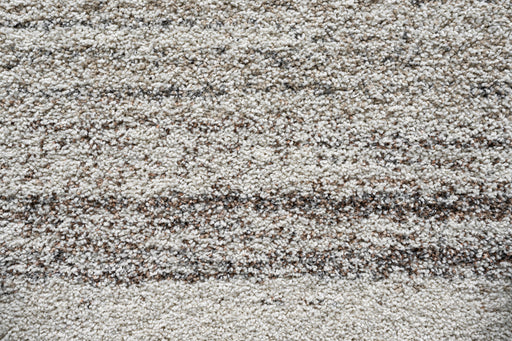 Abstract Design Textured Mehari Shaggy Rug (23418-6228) Size: 200 x 290cm - Rugs Direct