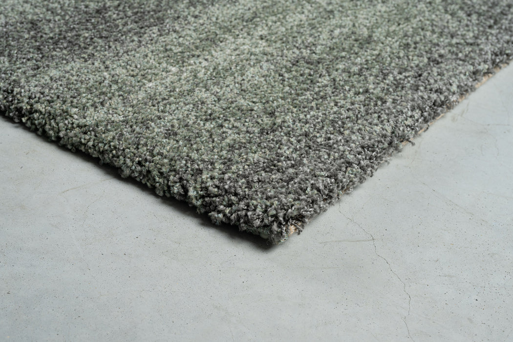 Monochromatic Gradient Mehari Shaggy Rug Size: 200 x 290cm (23445-6747) - Rugs Direct