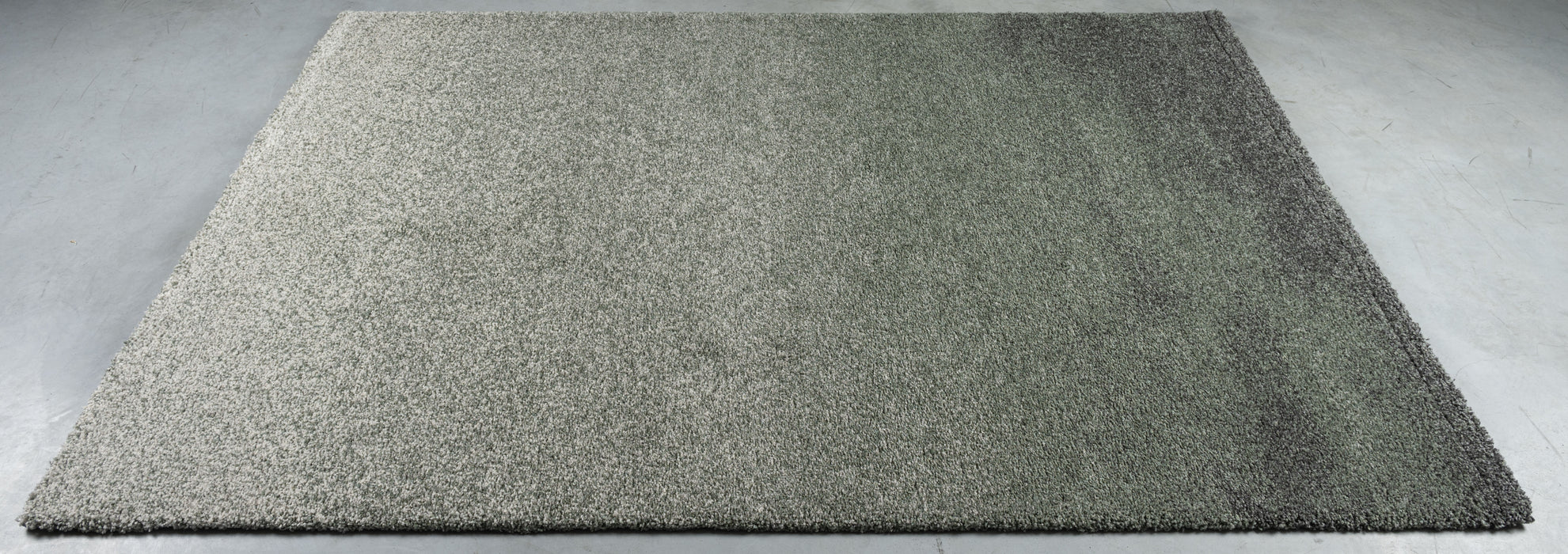 Monochromatic Gradient Mehari Shaggy Rug Size: 200 x 290cm (23445-6747) - Rugs Direct