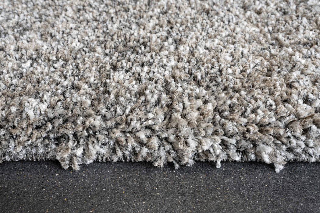 Mehari Round Shaggy Rug (23500-3272) Size: 160 x 160cm- Rugs Direct