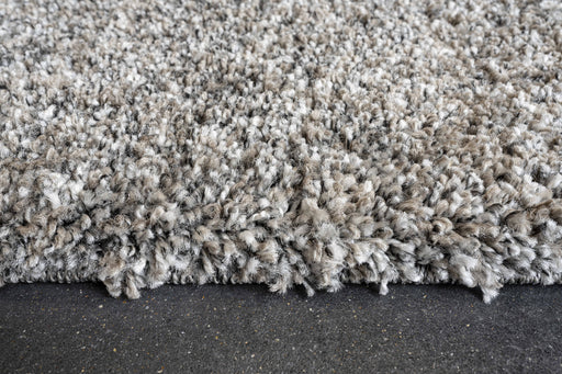 Mehari Round Shaggy Rug (23500-3272) Size: 160 x 160cm- Rugs Direct
