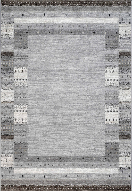 Neutral Tones Gabbeh Style Nomad Rug (26002-5242)- Rugs Direct
