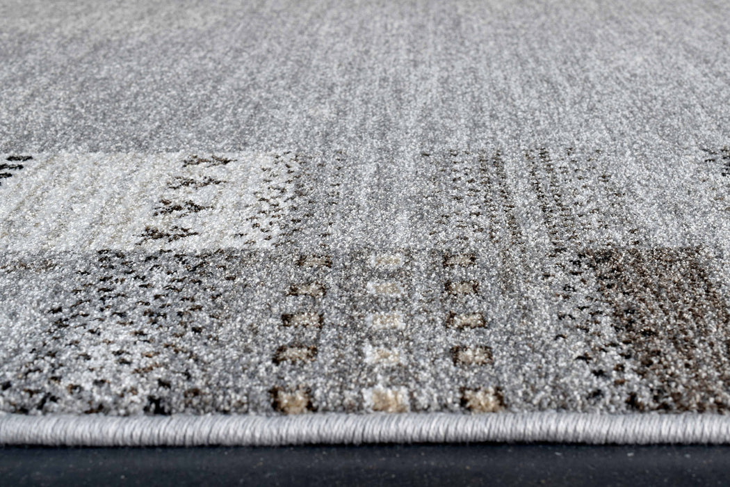 Neutral Tones Gabbeh Style Nomad Rug (26002-5242)- Rugs Direct