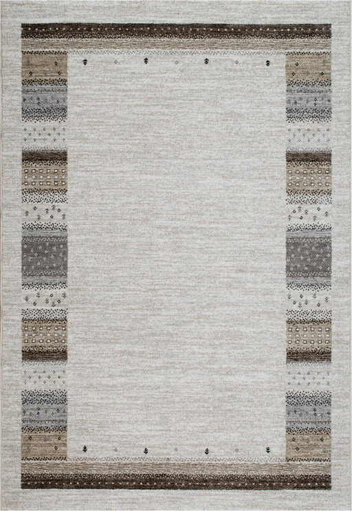 Neutral Grey Gabbeh Style Nomad Rug (26048-6262)- Rugs Direct