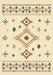 Aztec Design Infinity Cream Colour Rug Size: 160 x 230cm (32659-2322)- Rugs Direct 